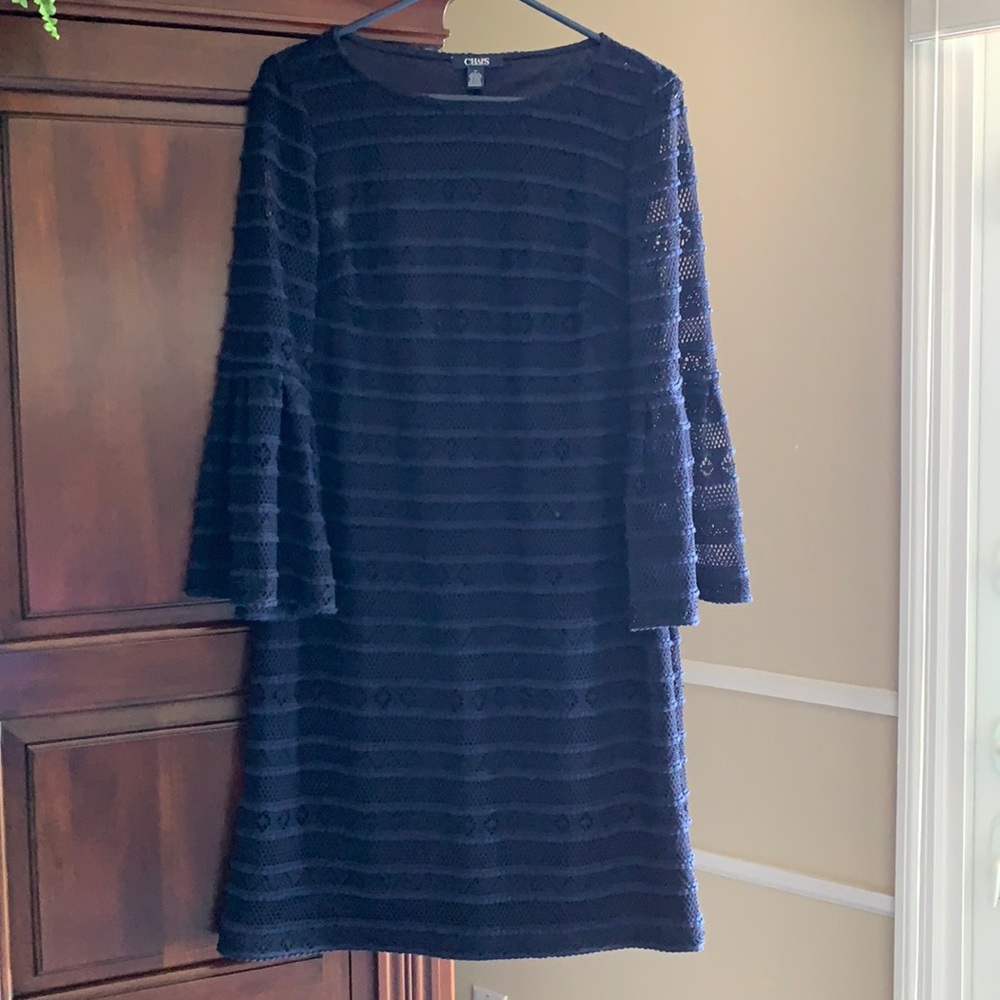 Popover Navy Dress - worn twice super comfy!